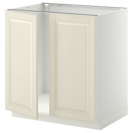 IKEA METOD Тумба під раковину/2 дверцята, білий/кремовий Bodbyn, 80x60 см (294.571.88)