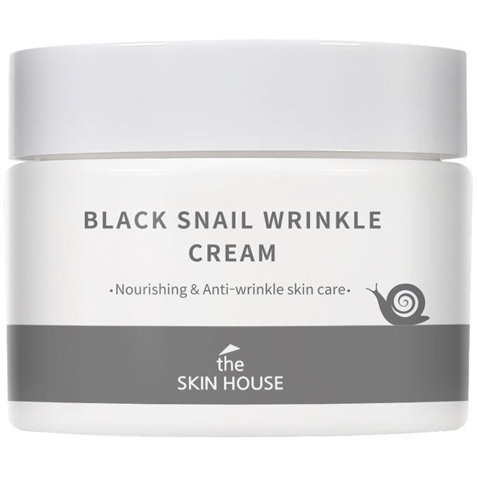 The Skin House Крем  Black Snail Wrinkle Cream з колагеном і муцином чорного равлика 50 мл (8809080823422) - зображення 1