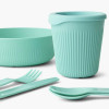 Sea to Summit Passage Dinnerware Set, 1P, 6 Piece, Aqua Sea Blue (STS ACK037051-120215) - зображення 2