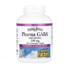 Natural Factors Гамма-аміномасляна кислота  100 мг 120 жувальних таблеток (NFS02838)