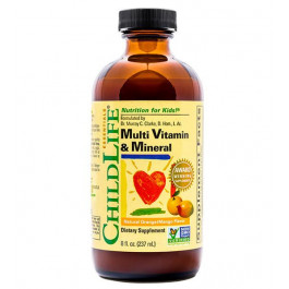 ChildLife Multi Vitamin & Mineral Natural (237 мл) - Апельсин-манго