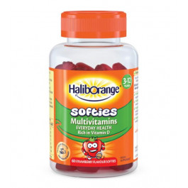 Haliborange Softies Multivitamins (60 жув цук) - Полуниця