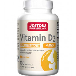 Jarrow Formulas Vitamin D3 25 mcg Softgels (100 капс)