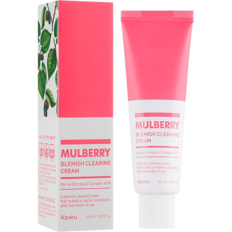 A'PIEU Крем для обличчя  Mulberry Blemish Clearing Cream для проблемної шкіри 50 мл (8809643507639) - зображення 1