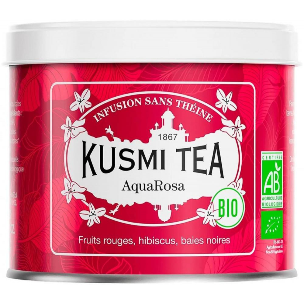 Kusmi Tea Чай травяной  AquaRosa органический 100 г (3585810082844) - зображення 1