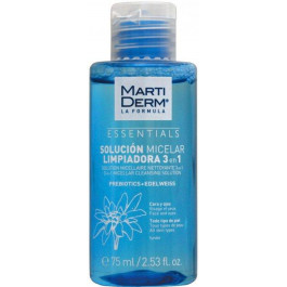 MARTIDERM Мицеллярный раствор  Essentials Micellar Solution Cleanser 3in1 Очищающий 75 мл (8437000435877)