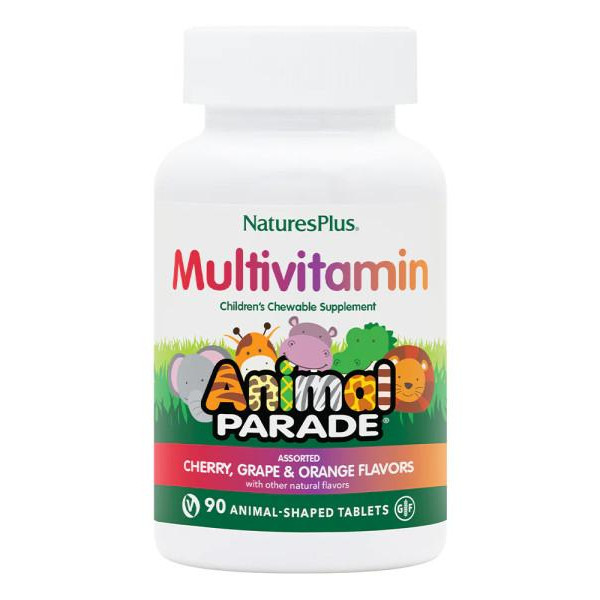 Nature's Plus Animal Parade Multivitamin (90 жув табл) - Вишня-виноград-апельсин - зображення 1