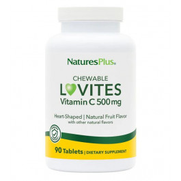 Nature's Plus Chewable Lovites Vitamin C 500 mg (90 табл) - Фруктовий