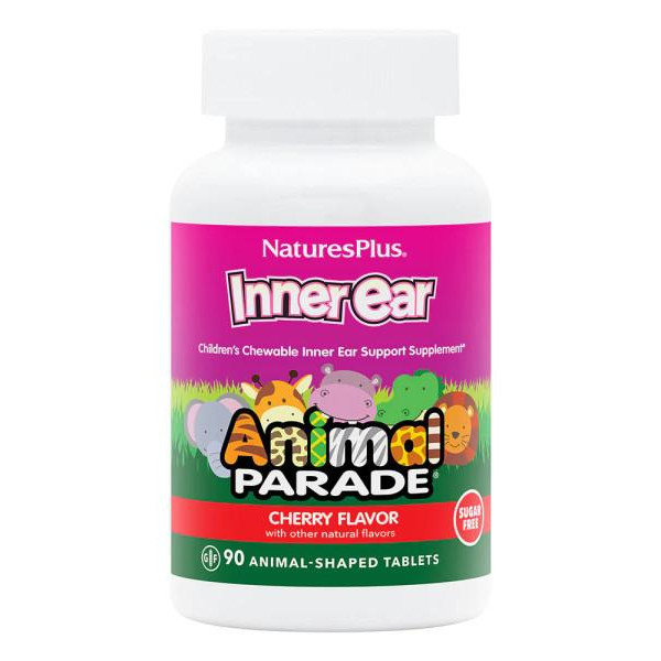 Nature's Plus Animal Parade Inner Ear Sugar Free (90 жув табл) - Вишня - зображення 1