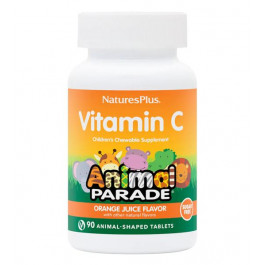 Nature's Plus Animal Parade Vitamin C Sugar Free (90 жев табл) - Апельсиновий сік
