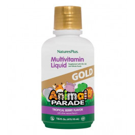 Nature's Plus Animal Parade Multivitamin Liquid GOLD (473 ml) - Тропические ягоды