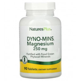 Nature's Plus DYNO-MINS Magnesium 250 mg (90 табл)