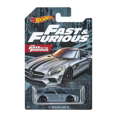 Hot Wheels 15 Mercedes-AMG GT Fast & Furious 1:64 GJV57 Dark Grey - зображення 1