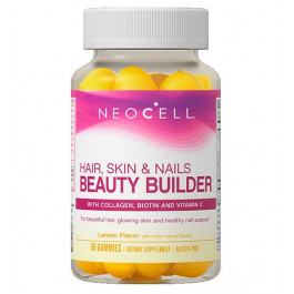 Neocell Hair, Skin & Nails Beauty Builder Gummies (60 жув цук) - Лимон