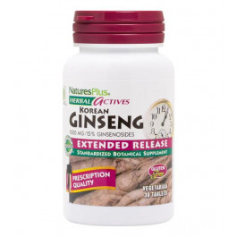 Nature's Plus Korean Ginseng 1000 mg Veg Tabs (30 табл)