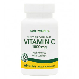 Nature's Plus Vitamin C 1000 mg with Rosehips (60 табл)