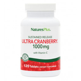 Nature's Plus Ultra Cranberry 1000 mg with Vitamin C (120 табл)
