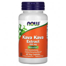 Now Kava Kava Extract 250 мг 60 капс