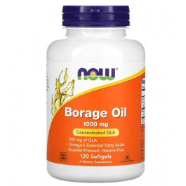 Now Borage Oil 1000 mg Softgels (120 капс)