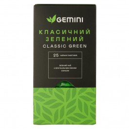 Gemini Чай зелений  Класичний 50 г (25 шт. х 2 г) (4823115402592)