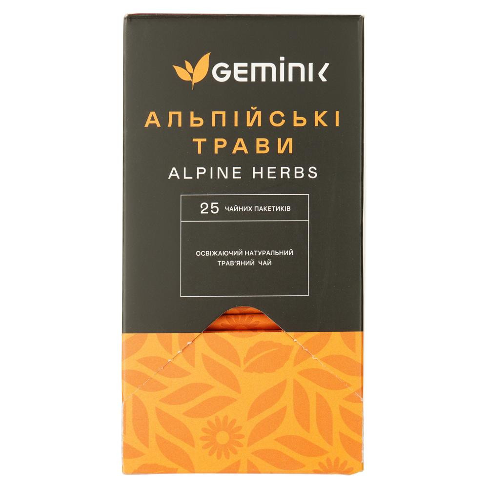 Gemini Чай трав'яний  Альпійські трави 50 г (25 шт. х 2 г) (4823115402660) - зображення 1