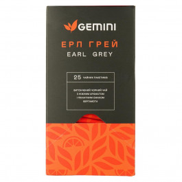 Gemini Чай чорний  Ерл Грей з бергамотом 50 г (25 шт. х 2 г) (4823115402561)