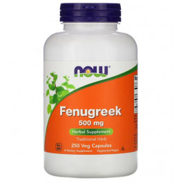 Now Fenugreek 500 mg Veg Caps (250 капс)