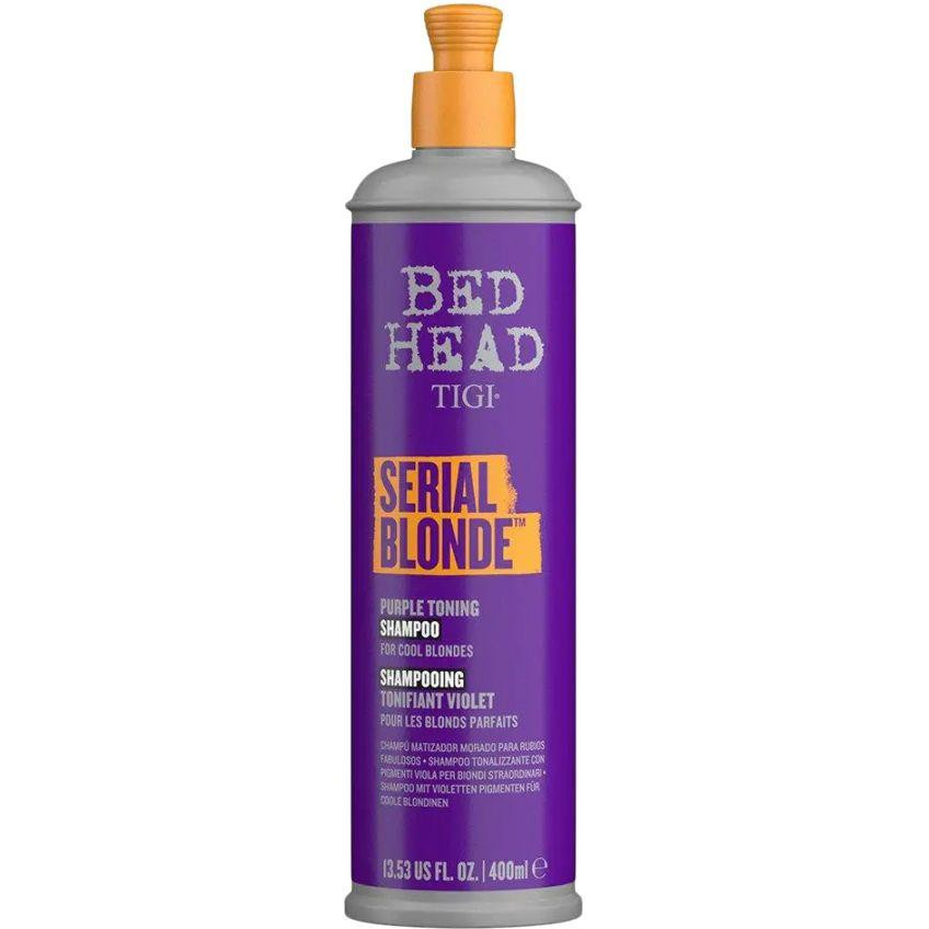 Tigi Фіолетовий шампунь для блондинок  Bed Head Serial Blonde Purple Toning Shampoo 400 мл (615908432343) - зображення 1