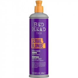 Tigi Фіолетовий шампунь для блондинок  Bed Head Serial Blonde Purple Toning Shampoo 400 мл (615908432343)