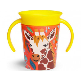 Munchkin Чашка непроливна Miracle 360 WildLove Giraffe, 177 мл (051833)