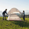 Naturehike Cloud Up 1P Camping Tent 20D + footprint NH18T010-T, dark green - зображення 6