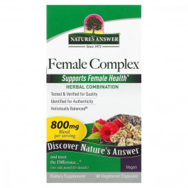 Natures Answer Жіночий трав'яний комплекс  800 мг 90 вегетаріанських капсул (NTA16032)