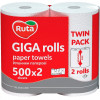 паперові рушники Ruta Паперові рушники  GIGA Rolls 2 шари 2 рулони (4820202895848)