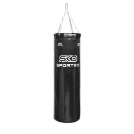 Sportko Мішок боксерський  PVC "Класік" 85 см з кільцем колір чорний