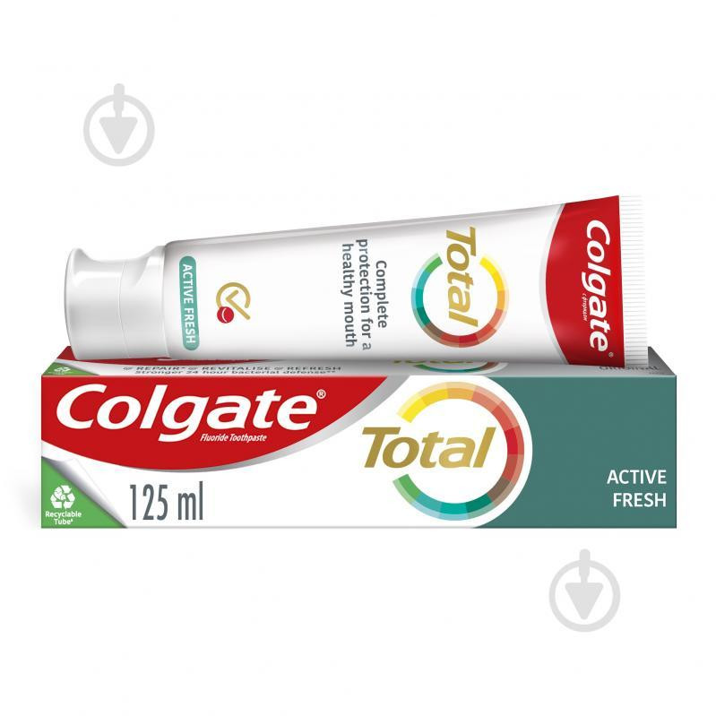 Colgate Зубна паста  Total Active Fresh 125 мл (8714789710624) - зображення 1