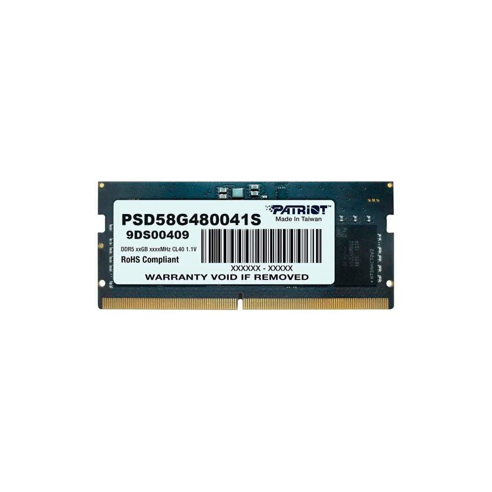 PATRIOT 8 GB SO-DIMM DDR5 4800 MHz (PSD58G480041S) - зображення 1