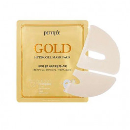 Petitfee - Gold Hydrogel Mask Pack - Гідрогелева маска для обличчя з екстрактом золота і женьшеню