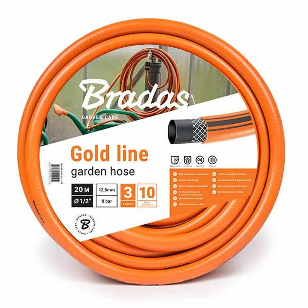 Bradas Шланг для полива GOLD LINE 3/4" - 30 м (WGL3/430) - зображення 1