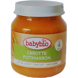 Babybio Органическое пюре из моркови и китайской тыквы 130 г