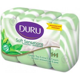 Duru Мыло  Soft Sensations Зеленый чай 4 x 90 г (8690506025076)
