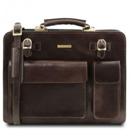 Tuscany Leather Чоловічий портфель шкіряний VENEZIA  TL141268 Dark Brown