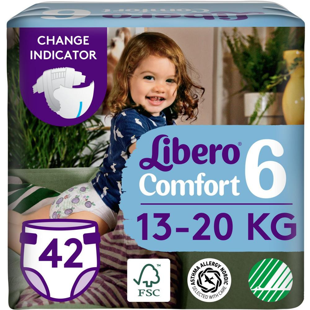 Libero Comfort, 6, 42 шт 7322541757049 - зображення 1