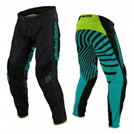   Troy Lee Designs Велоштани  GP AIR PANT, DRIFT BLACK/TURQUOISE, р. 32 (204780013)