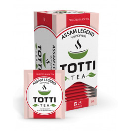 Totti Tea Чай чёрный пакетированный Легендарный Ассам 25 шт (51504)