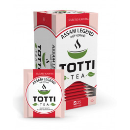   Totti Tea Чай чёрный пакетированный Легендарный Ассам 25 шт (51504)