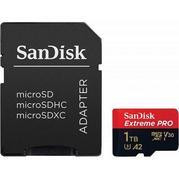 SanDisk 1TB microSDXC UHS-I U3 Extreme Pro A2 + SD Adapter SDSQXCZ-1T00-GN6MA