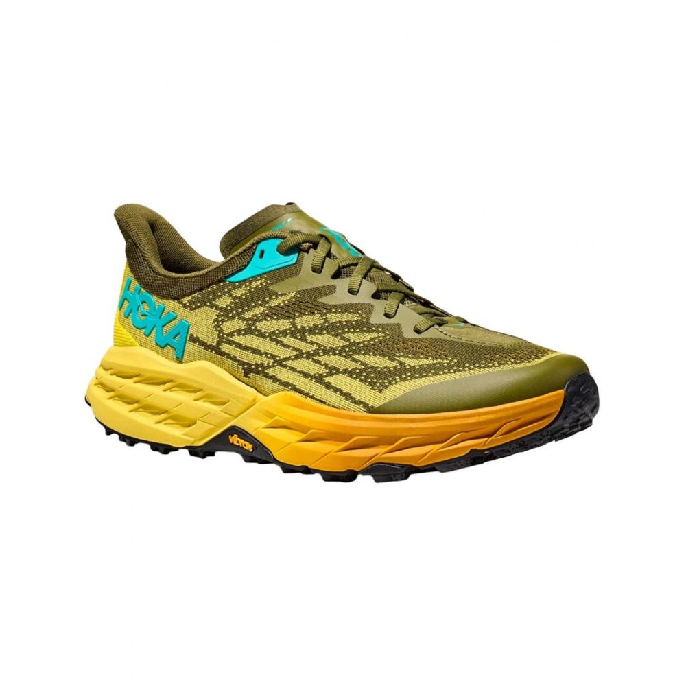 HOKA ONE ONE Кросівки  M Speedgoat 5 42.5 Avocado/Passion Fruit (1092-196565162250) - зображення 1