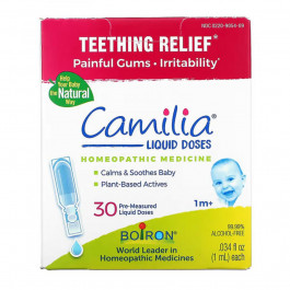 Boiron Single Remedies БАД Знеболююче при прорізуванні зубів, Teething Relief, Camilia, , 30 рідких доз по 1 мл