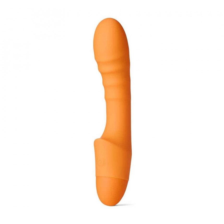 So Divine Pash Ribbed G-spot Vibrator Orange (622322) - зображення 1