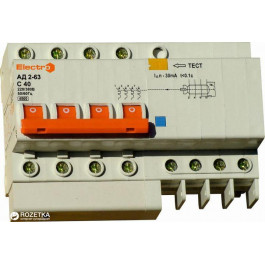 ElectrO АД2-63 4+N 32А 30мА 4,5kA (45AD63432E30)